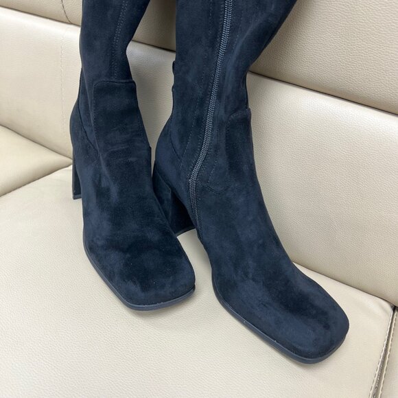 Jeffrey Campbell HOTLAVA Knee High Suede Boots - Picture 2 of 8